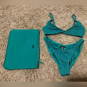 Maia-Jaded Sparkle Triangl swimsuit piece